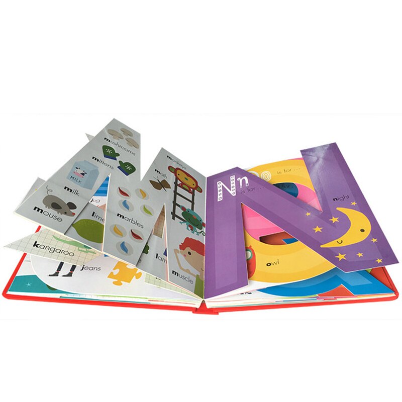 My Awesome Alphabet Book ABC Word book with letter shaped 56 pages