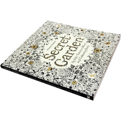 96 Pages English Secret Garden Coloring Book