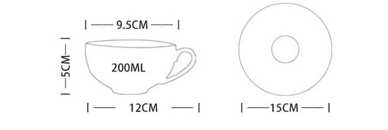 5 Colors Bone China Coffee Cup Saucer Spoon One Set Flower Tea Cup Set