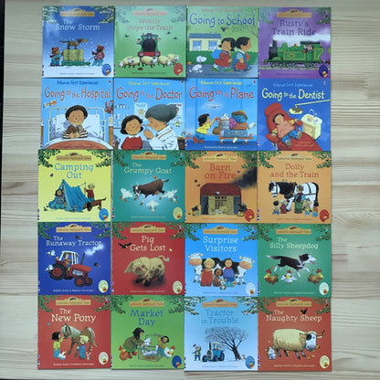 20 Books Set 15x15cm Usborne Picture Books