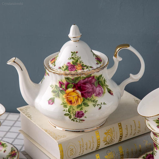 Afternoon Tea Set Old Town Rose European English Bone China